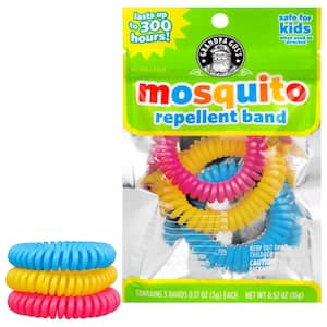 Mosquito Repellent Band (3-Pack) Assorted