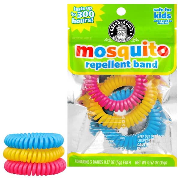 Outdoors Mosquito Repellent Bracelets DEET FREE (4-Pack) with - HICI HOME  AND GARDEN