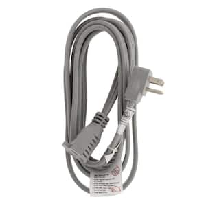 9 ft. 16-Gauge 2-Conductor Indoor Appliance Extension Cord in Grey