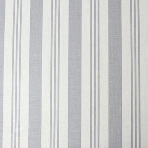 Soft Ticking Stripe Slate Grey Removable Wallpaper Sample