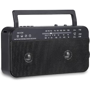 EKIEUDL Small Retro Vintage Radio with Bluetooth, Portable Transistor ...