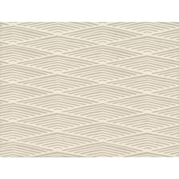York Wallcoverings Ronald Redding Grey Lofty Peaks Paper Unpasted Matte Wallpaper 27 in. x 27 ft.