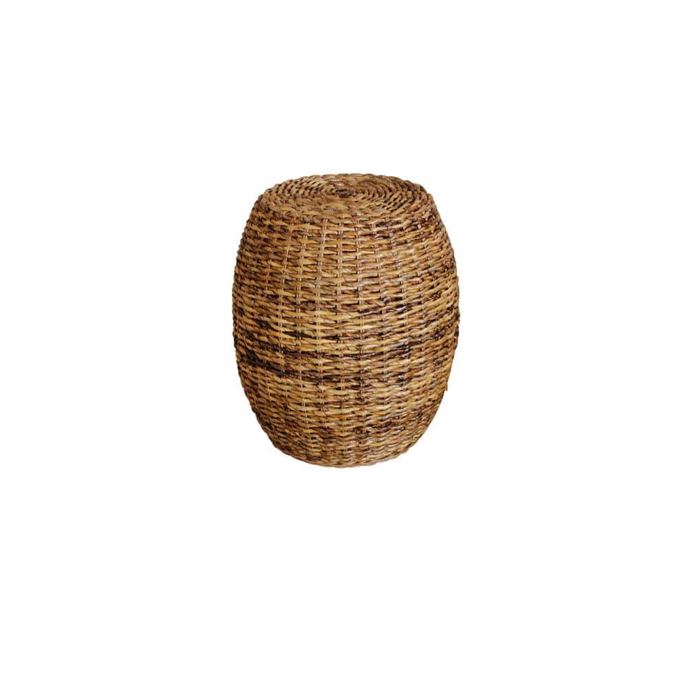 19.5 in. Natural Low Back Metal Counter Stool