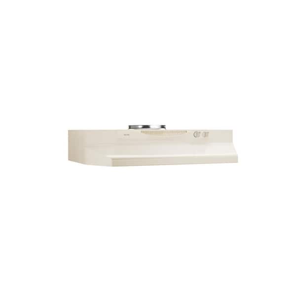 Broan-NuTone ACS Series 30 in. Convertible Under Cabinet Range Hood with Light in Bisque