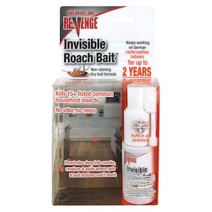 Revenge Invisible Roach Bait with Puffer Applicator, Kills Ants, Beetles, Roaches and More, Long Lasting Formula