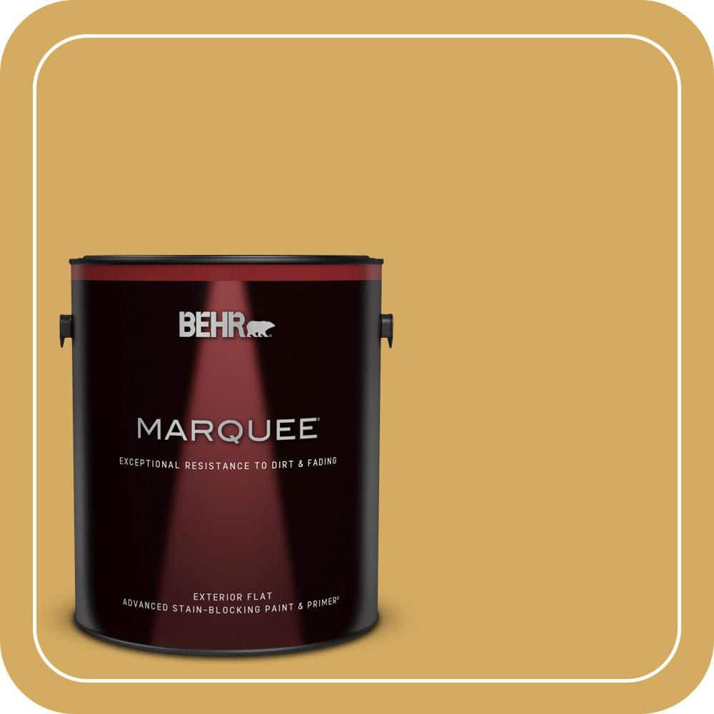 1 gal. #350D-5 French Pale Gold Flat Exterior Paint & Primer price history on PriceWatchPro