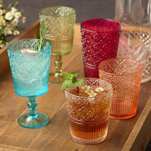 Certified International (Set of 6) 16oz Acrylic DOF Glasses Victoria Clear