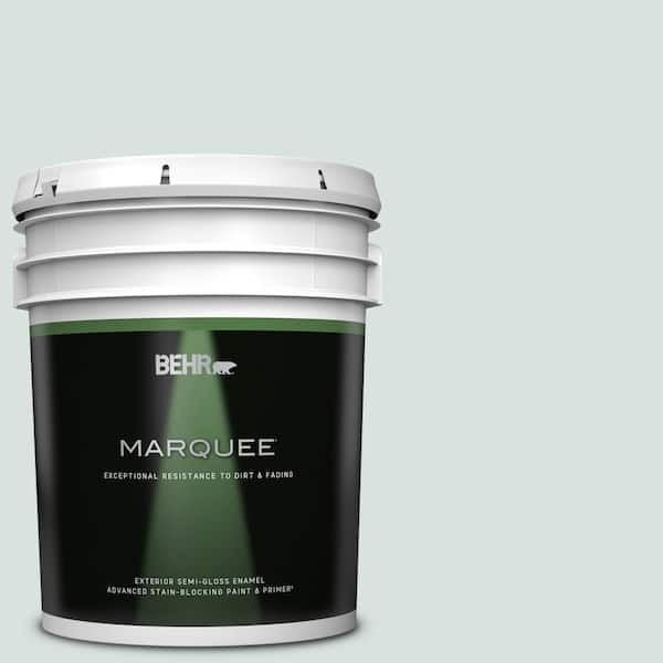 BEHR MARQUEE 5 gal. #N440-1 Streetwise Semi-Gloss Enamel Exterior Paint & Primer