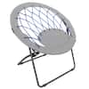 Zenithen Bungee Folding Bouncy Dish/Saucer Chair with Steel Frame