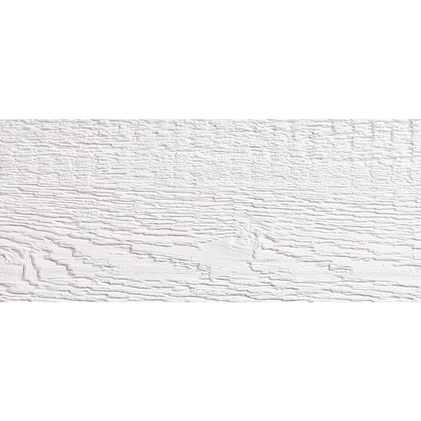 Unbranded 3/8 ft. x 8 ft. x 16 ft. LP SmartSide Expertfinish Lap Textured Siding - Prefinished Snowscape White