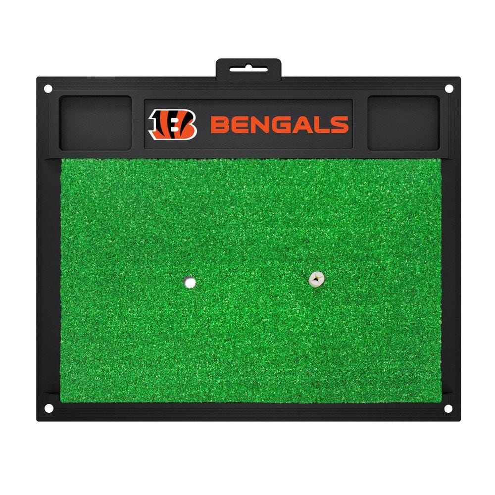 NFL Cincinnati Bengals 17 in. x 20 in. Golf Hitting Mat