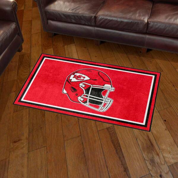 FANMATS Kansas City Chiefs Red 8 ft. x 10 ft. Plush Area Rug 38285 - The  Home Depot