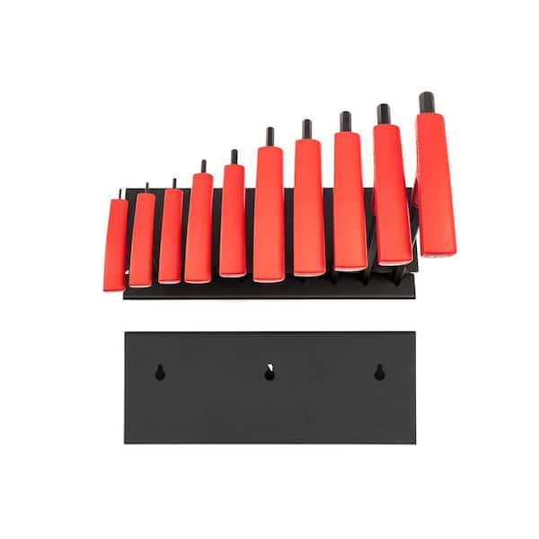 Tekton Ball End Hex T-Handle Key Set with Stand, 10-Piece (2-10 mm)