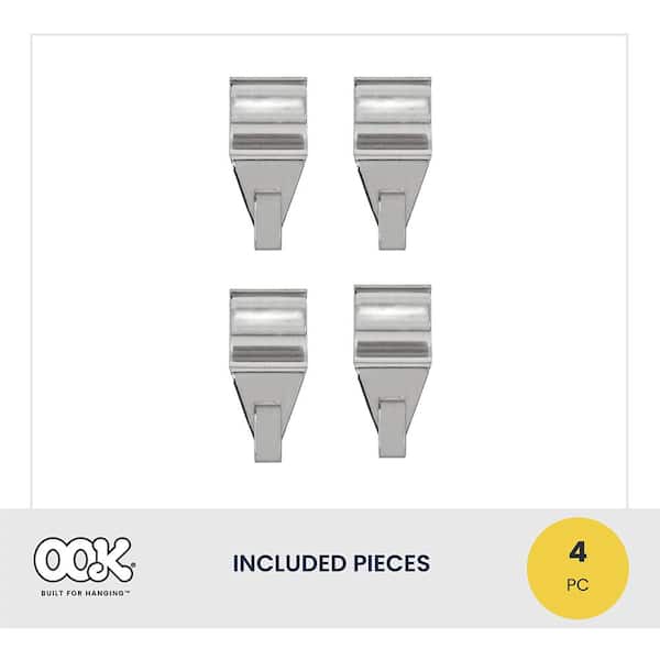 OOK Vinyl Siding Stainless Steel Decorative Hooks (4-Pack) 9985477 - The  Home Depot