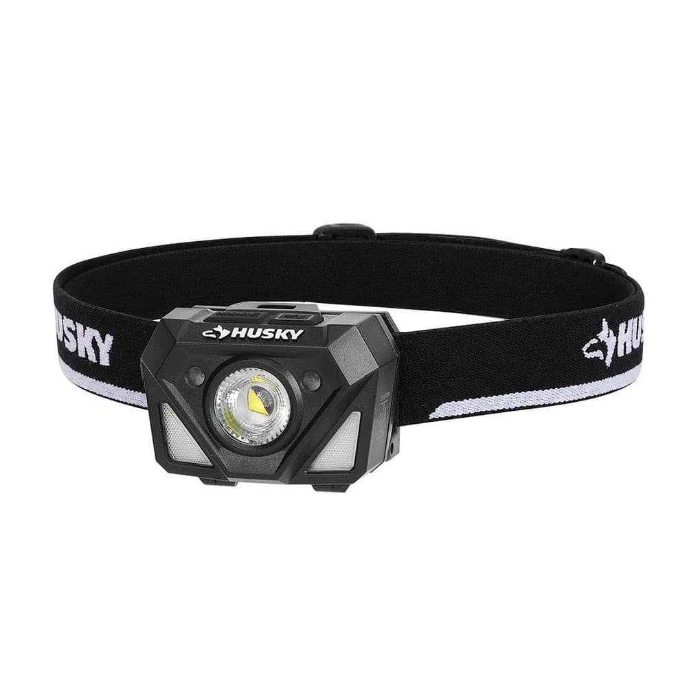 Husky 650 Lumen Dual Power Headlamp with Motion Sensor 92115 - The