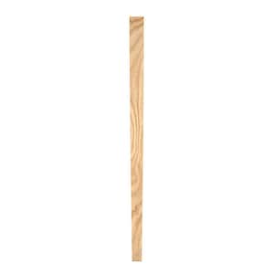 Square Taper Table Leg with Chamfer - 29 in. H x 1.75 in. Dia. - Sanded Unfinished Hardwood - DIY Home Furniture Decor