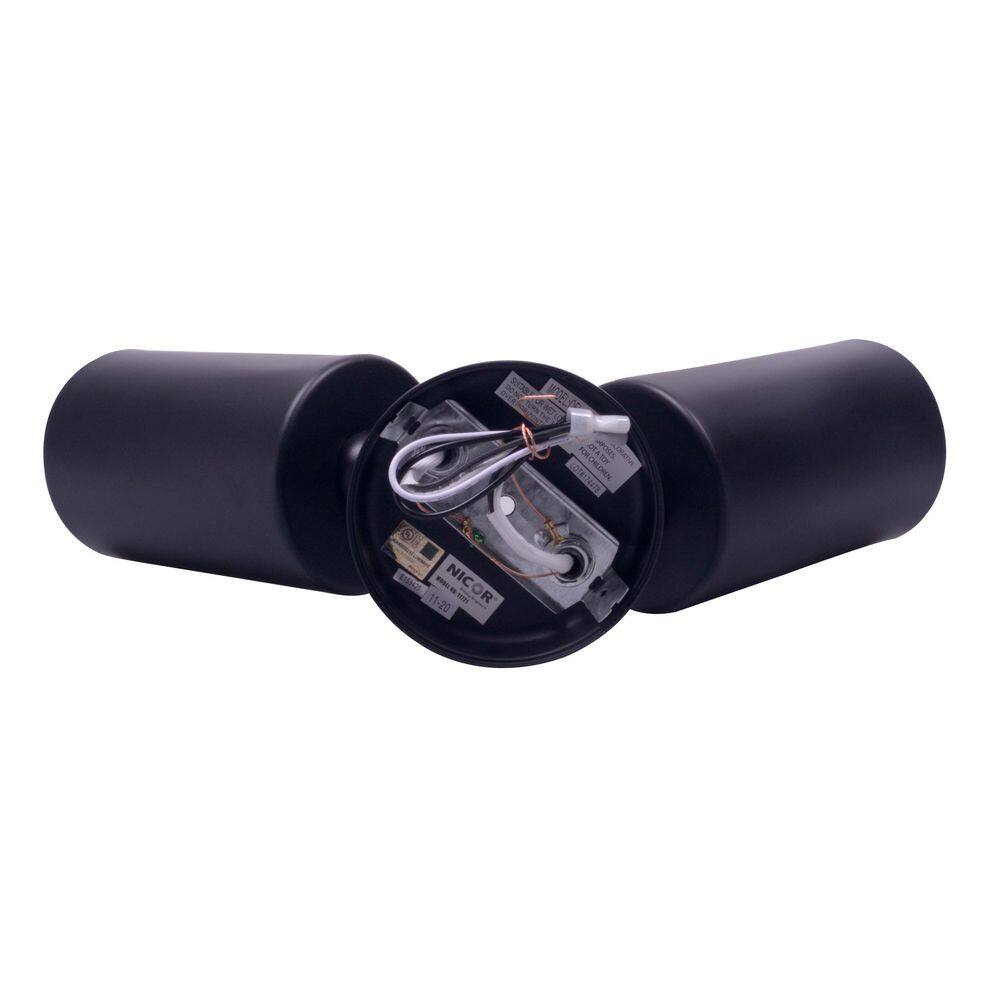 Black Double Cylinder Adjustable Security Flood Light