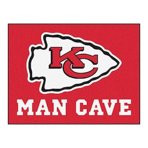 Kansas City Chiefs Red Man Cave 3 ft. x 4 ft. Area Rug