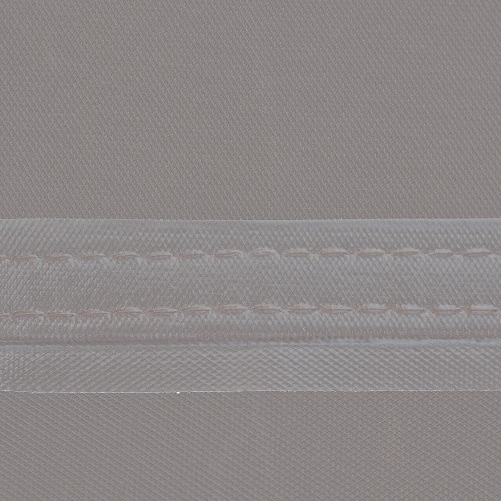 Gray Waterproof Polyester Small Table/Ottoman Cover with Handles