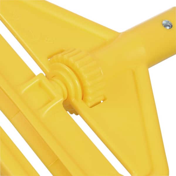 Rubbermaid Red and Yellow, Invader Fiberglass Side-Gate Wet-Mop  Handle-60-in (Rubbermaid H14600 RD00)