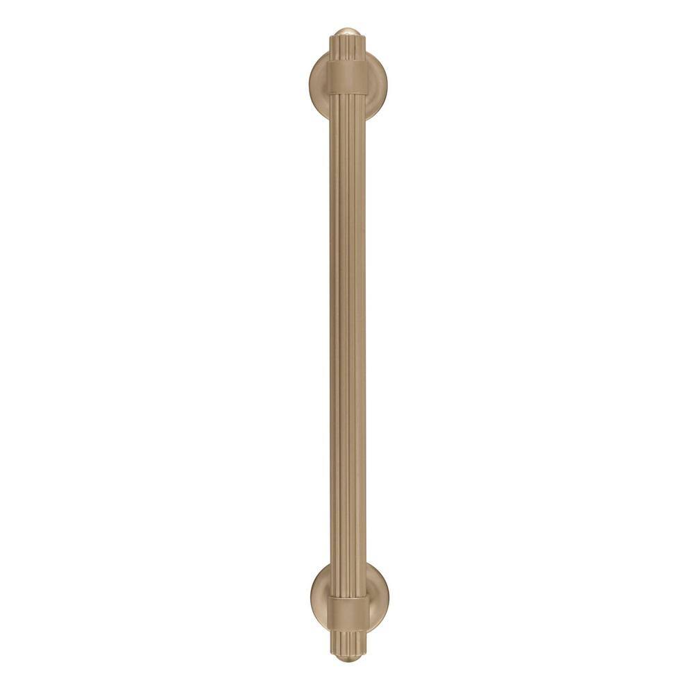 Golden Champagne Sea Grass 7.5" Bar Pull with Mounting Hardware
