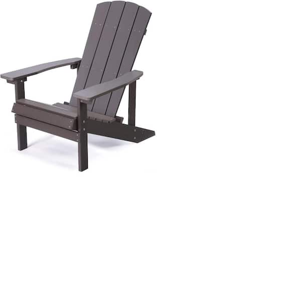 COOLSHARK Weather Resistant Plastic Adirondack Chair Polyerhylene Furniture for Lawn, Balcony, Lounger, Patio, Coffee