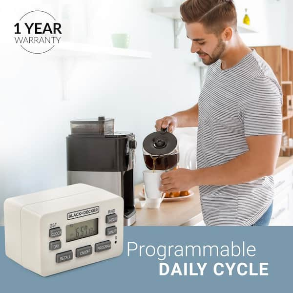 How to Use a Black & Decker Coffemaker - Programmable Timer 