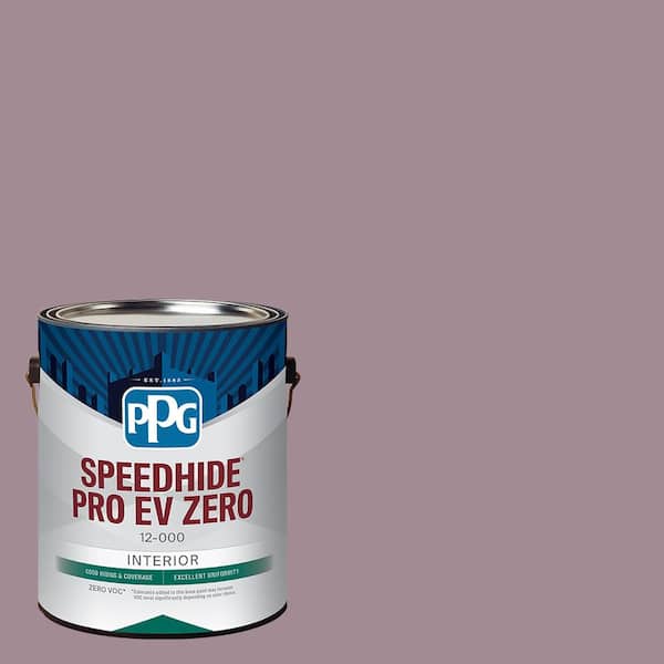 PPG Speedhide Pro EV Zero 1 gal. PPG1046-5 Gothic Amethyst Eggshell Interior Paint