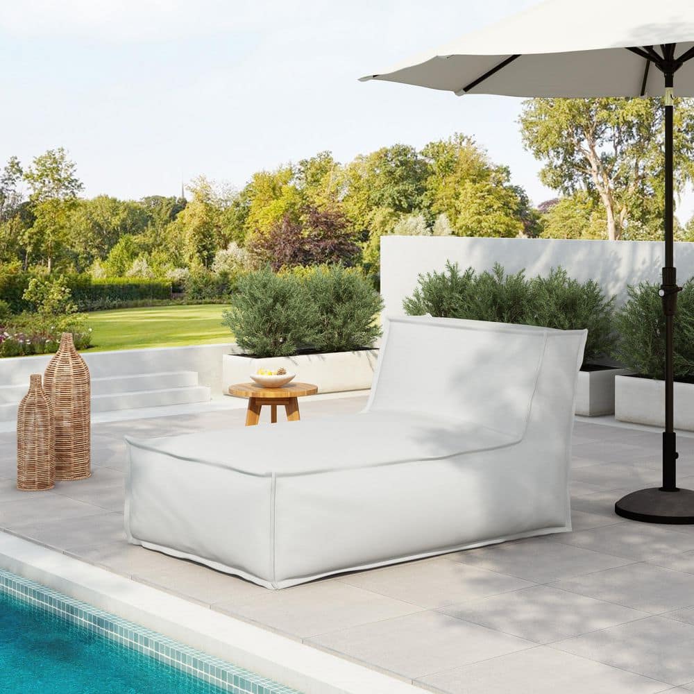 Sophie Light Grey Plastic Olefin Outdoor Bean Bag Lounge Chair price history on PriceWatchPro