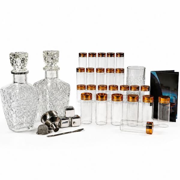 Alcohol Infusion Kit with 12 Natural Ingredients for Whiskey Gin Vodka Rum Tequila, DIY Spirit Flavoring