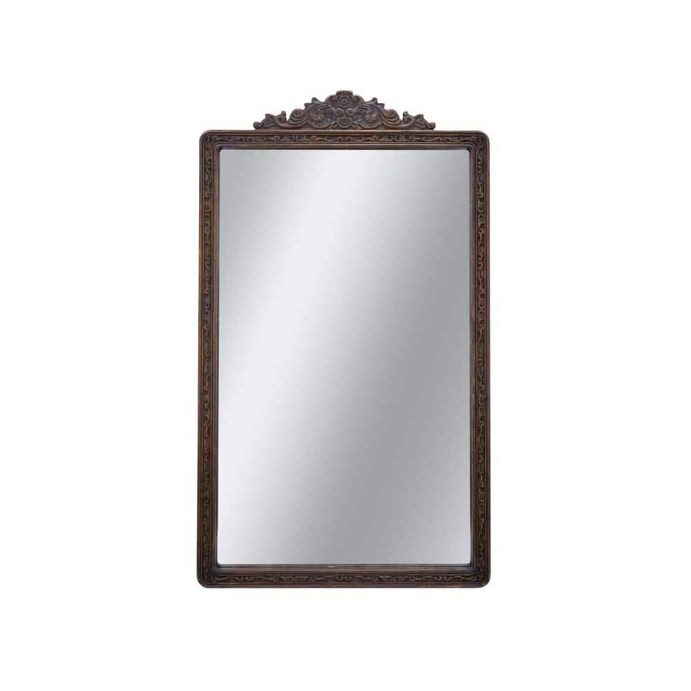 27.4 in W x 47.8 in. H Large Antique Wall Mirror, Decorative Mirror for Entryway Living Room or Mantel price history on PriceWatchPro