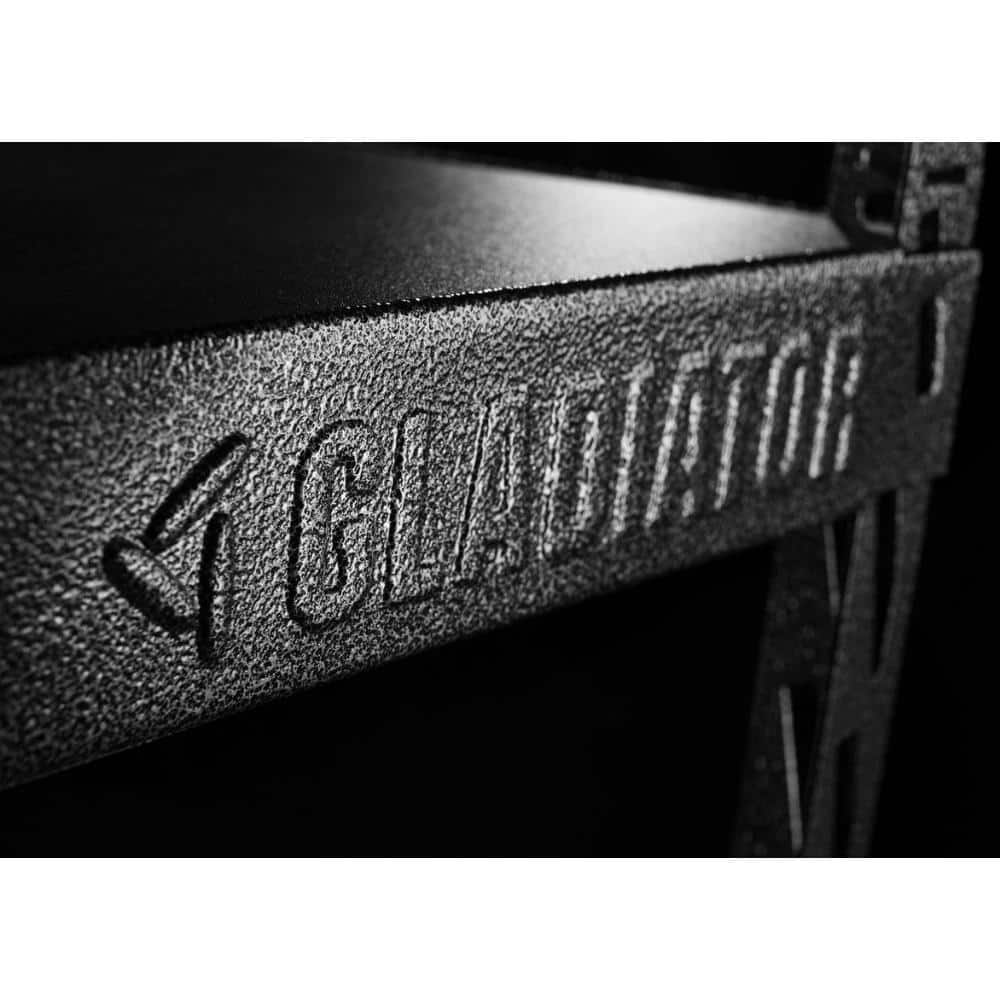 Gladiator 48" Wide Hammered Granite Laminate 5-Shelf Rack