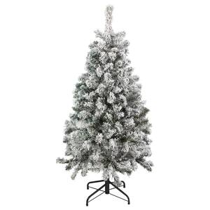 4.5 ft. Flocked Madison Pine Artificial Christmas Tree Unlit