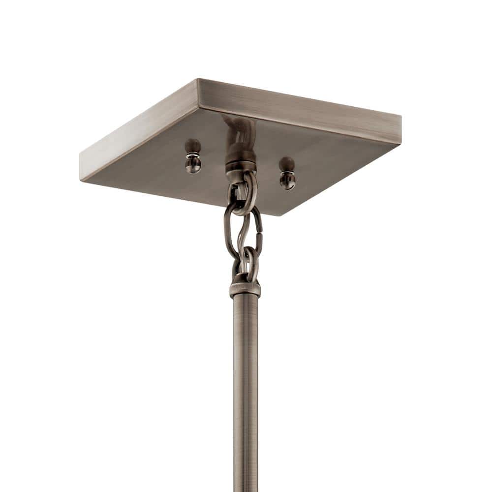 Classic Pewter Glass Mini Pendant Light