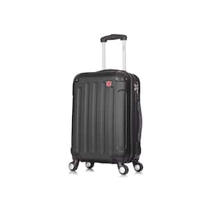 Intely 20 in. Black Hardside Spinner Carry-on with USB Port