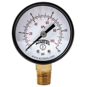 Winters TIM102LF Lead free Well  Thermometer 3/4 NPT Â±1% accuracy Graphite Filled 3/4 NPT TIM102LF. 0 to 120 degrees F 