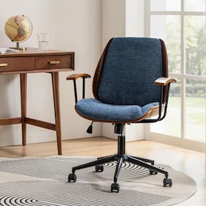 JAYDEN CREATION Adrian Gray 24.75 in. W Height-adjustable Swivel
