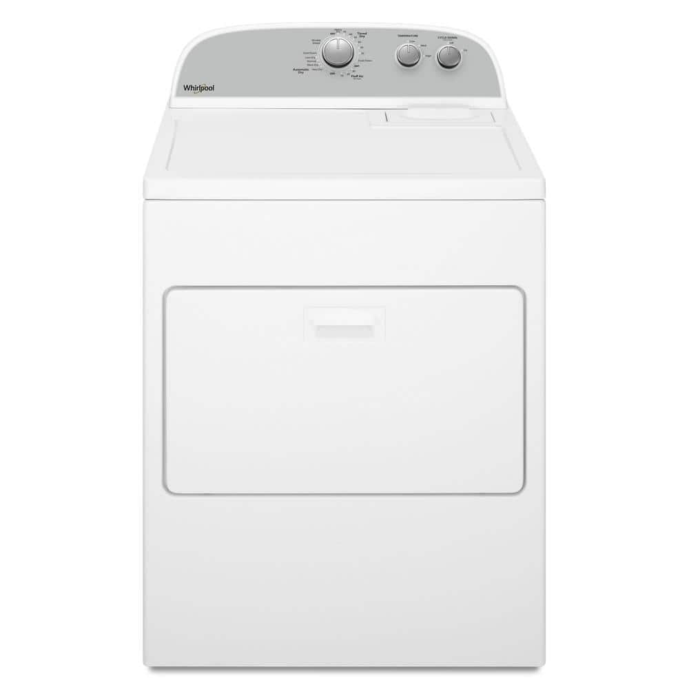 Whirlpool 7.0 cu. ft. 120-Volt White Gas Vented Dryer with AUTODRY Drying System