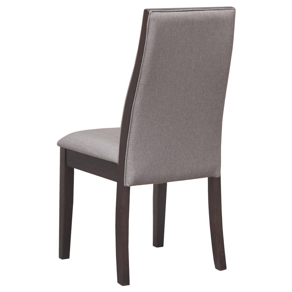 Pearl Silver Upholstered Wood Side Chair