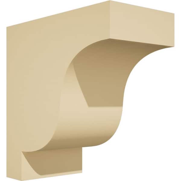 Ekena Millwork Standard Newport 3 in. W x 6 in. H x 6 in. D Signature Urethane Polyurethane Corbel