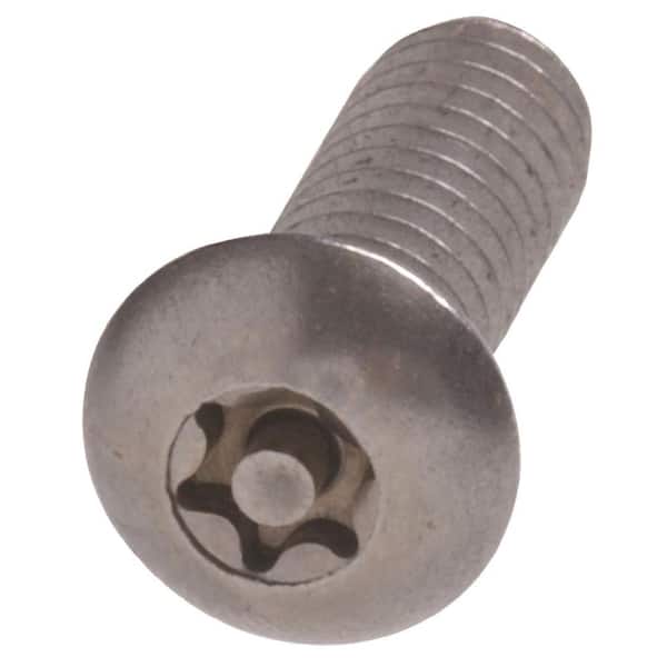 Hillman Stainless Button-Head Star Drive Security Machine Screw (1/4"-20 x 1/2")