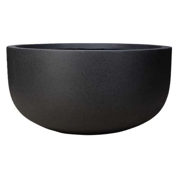 Unbranded 17 x 10 x 9.5 Granite Grey Decorative 28Qt Lightweight Contractor Bowl