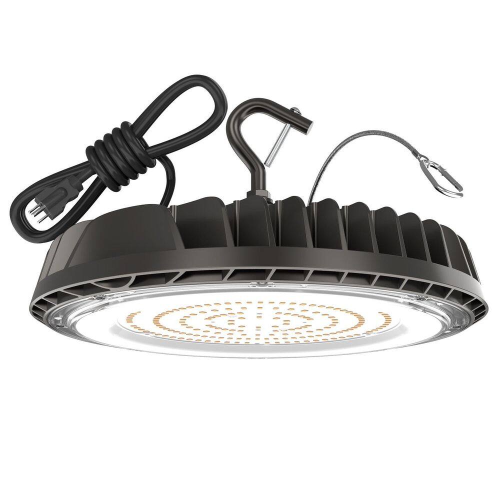 0.94 ft. 150-Watt Black Equivalent LED High Bay Light, 21000 LM 5000K LED Light with US Plug for Workshop, Gym, 1-Piece price history on PriceWatchPro