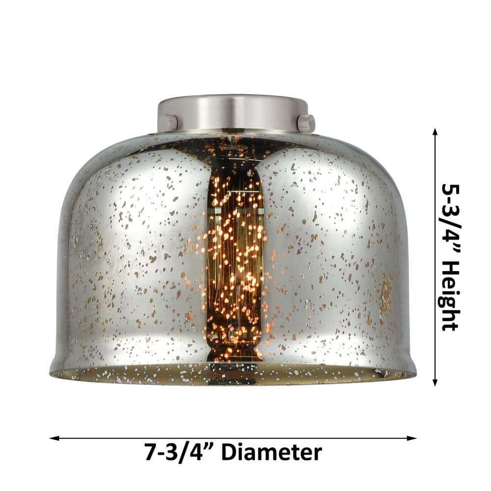 Polished Chrome and Clear Glass Mini Pendant Light