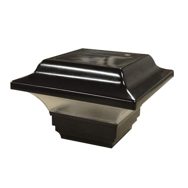2-1/2 in. x 2-1/2 in. Aluminum Solar Top Black