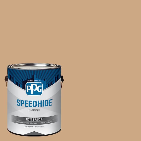SPEEDHIDE 1 gal. PPG16-18 Covered Wagon Flat Exterior Paint