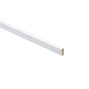 Richmond Verona White 0.75 in. x 96 in. x 0.25 in. Edge Molding with Scribe