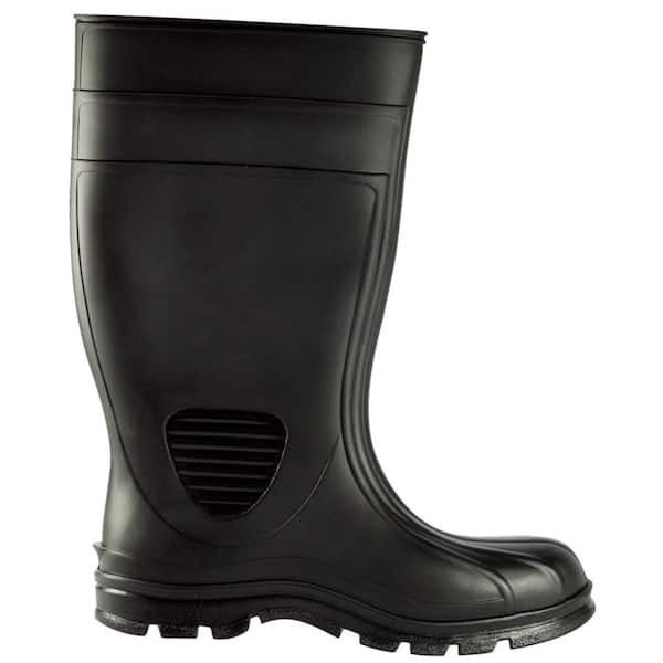 Men's Safety Steel Toe Rain Boots Waterproof Wellies Rainboots Outdoor Working 