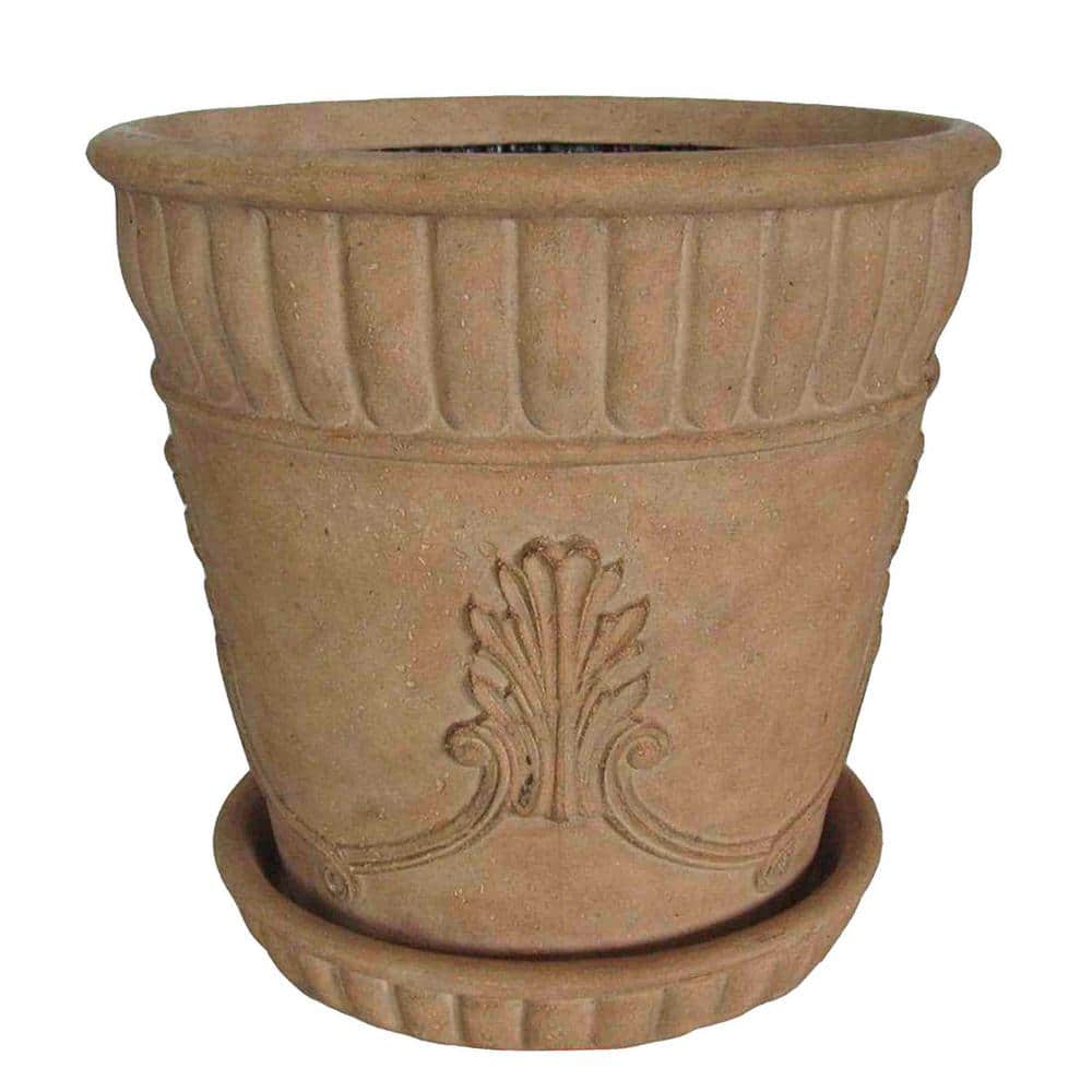 MPG 22.75 in. L x 22.75 in. W x 22.25 in. H Cast Stone
