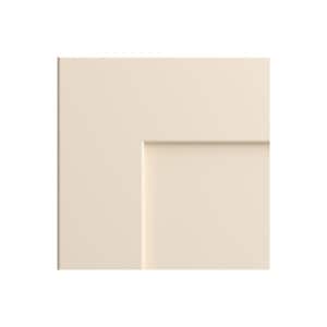 Newport Cream Painted Plywood Shaker Assembled Kitchen Cabinet Door Sample 7.5 in W x 0.75 in D x 7.5 in H